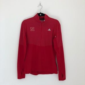 Adidas Husker Lightweight Half Zip NWT